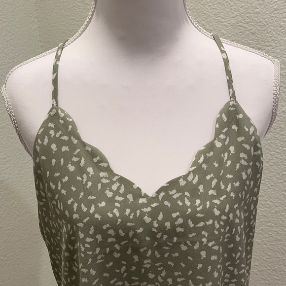 Nine Britton Sage Green Patterned Camisole - Picture 4 of 4